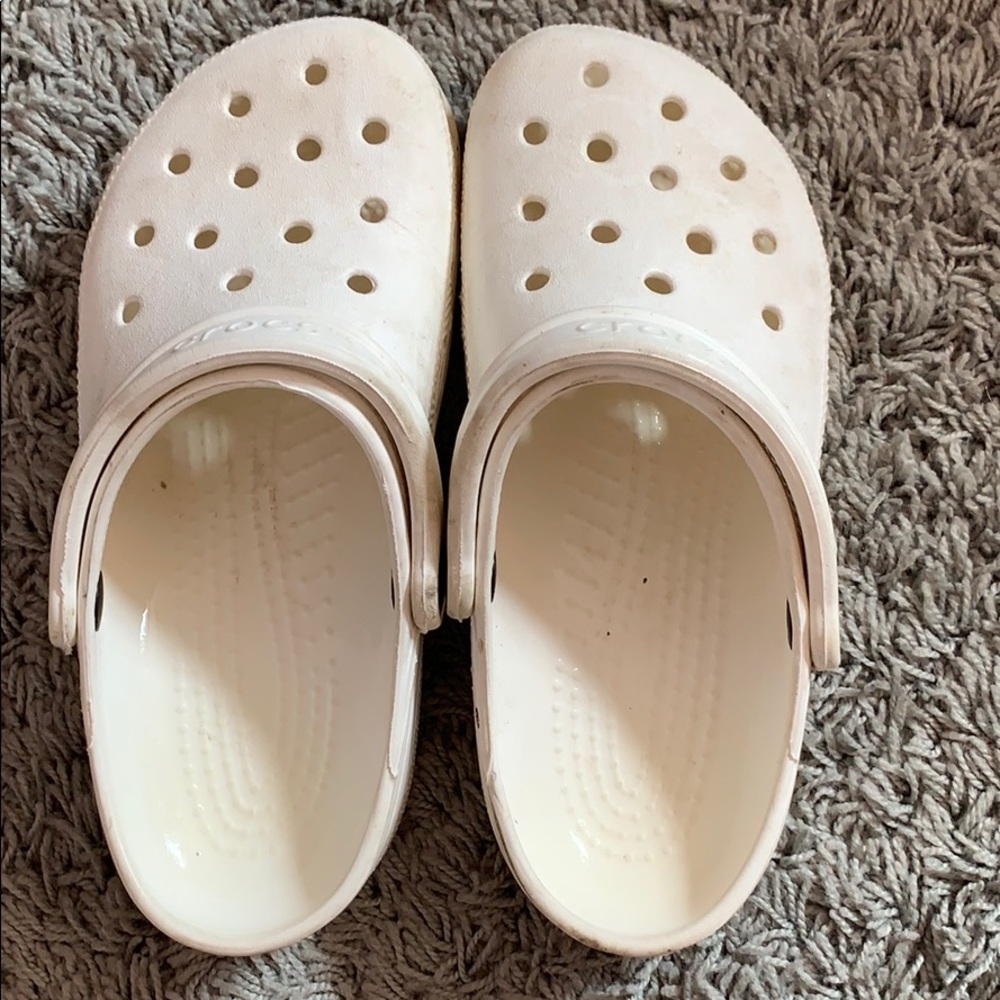 💟💟WHITE CROCS💟💟